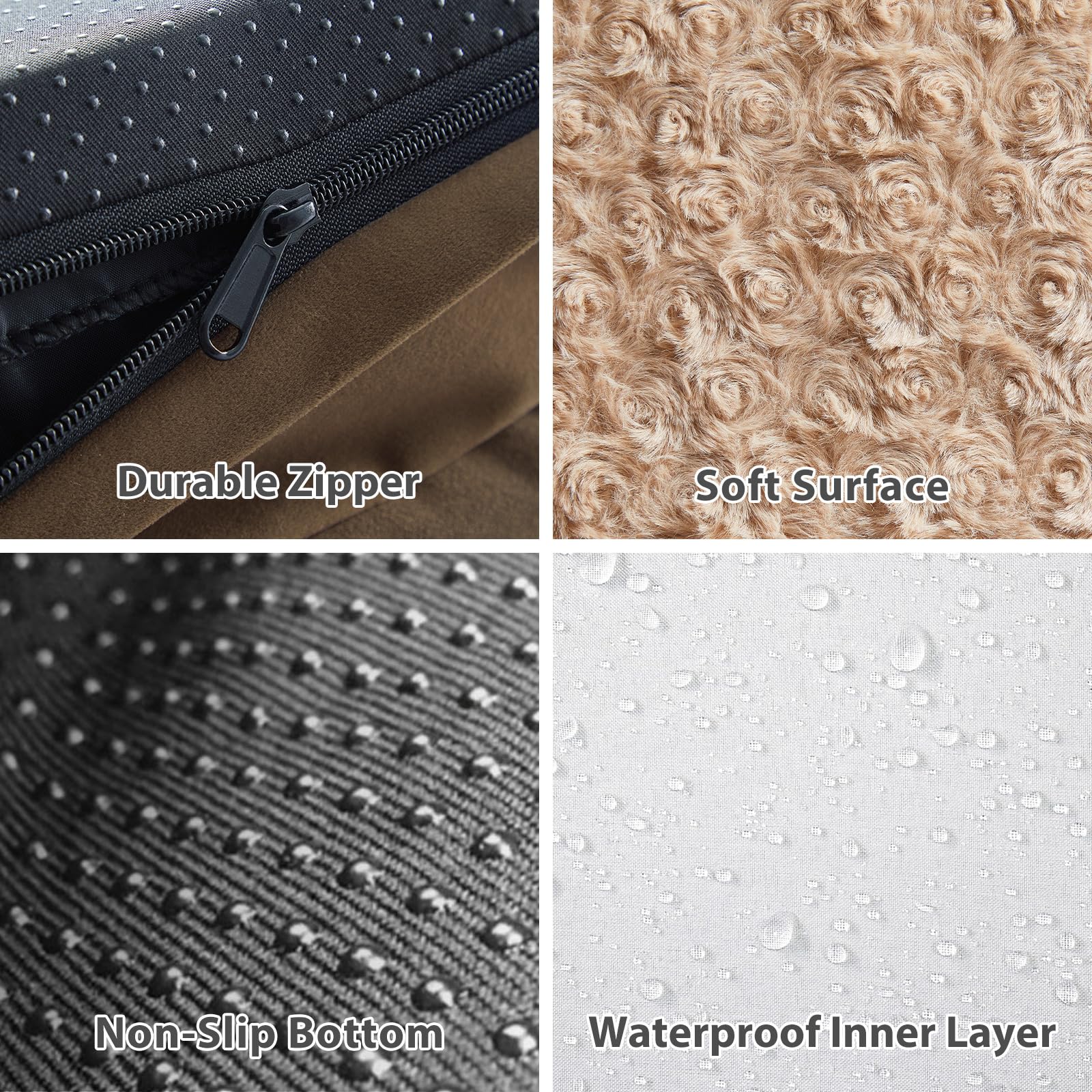 BFPETHOME Dog Bed – Large – Orthopedic Sofa Style Waterproof Liner · Washable Cover · Nonskid Bottom - Fenidog