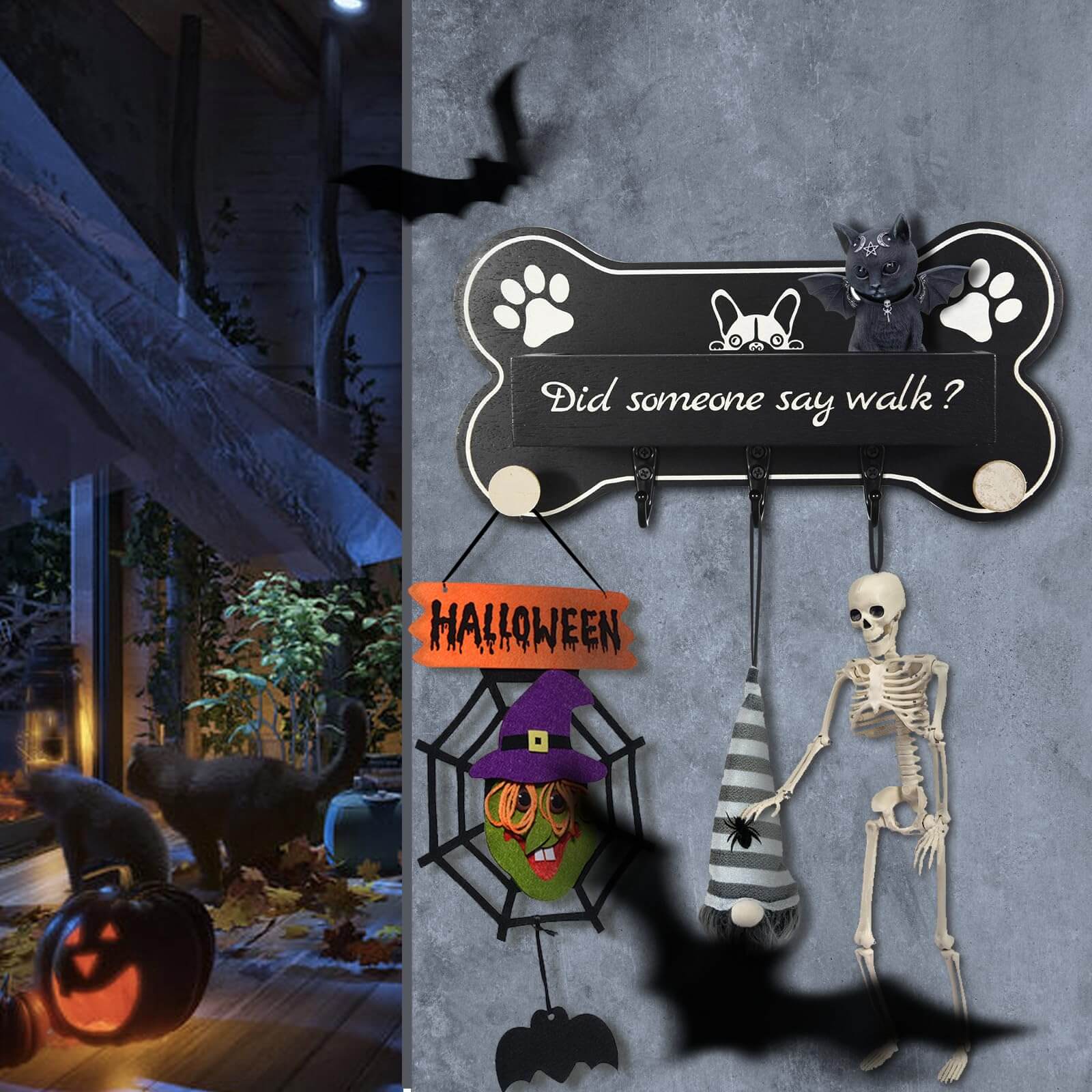 Bone - Shaped Dog Key Holder – Wall Organizer & Gift for Dog Lovers - Fenidog