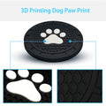 BukNikis Dog Paw Car Coasters – 2 - Pack Silicone Anti - Slip Cup Holder Inserts - Fenidog