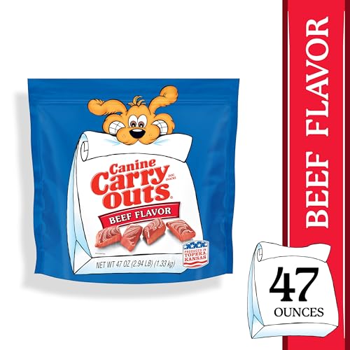 Canine Carry Outs Dog Treats, Beef Flavor, 47 Ounce - Fenidog