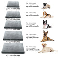 Deluxe Dog Crate Bed – 41”x27” – Plush & Waterproof Washable Cover · Anti - Slip Bottom · All Dog Sizes - Fenidog