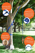 FENIDOG® Hanging Bungee Tug Toy for Dogs | Interactive Solo Play & Tug - of - War Exercise Toy - Fenidog