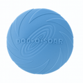 Fenidog Natural Rubber Dog Frisbee – Soft, Non - Toxic & Floats (Blue) - Fenidog