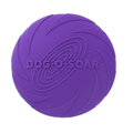 Fenidog Natural Rubber Dog Frisbee – Soft, Non - Toxic & Floats (Purple) - Fenidog