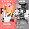 FENIDOG Puppy Chew Toy with Rope – Teething Relief, Natural Rubber & Fun Play - Fenidog