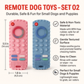 FENIDOG Remote Control Dog Chew Toy – 2 - Pack for Puppies & Small Dogs - Fenidog