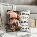 Funnylife Personalized Pet Memorial Pillow – Custom Photo Remembrance Gift for Dog or Cat Loss - Fenidog