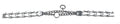 Herm Sprenger Prong Dog Collar – Chrome - Plated Training Collar for Medium Dogs (22” x 3.0mm) - Fenidog