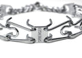 Herm Sprenger Prong Dog Collar – Chrome - Plated Training Collar for Medium Dogs (22” x 3.0mm) - Fenidog