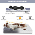 Invenho Dog Bed – XXL – Orthopedic Egg - Crate Foam Waterproof · Washable Cover · Sofa Style with Nonskid Base - Fenidog