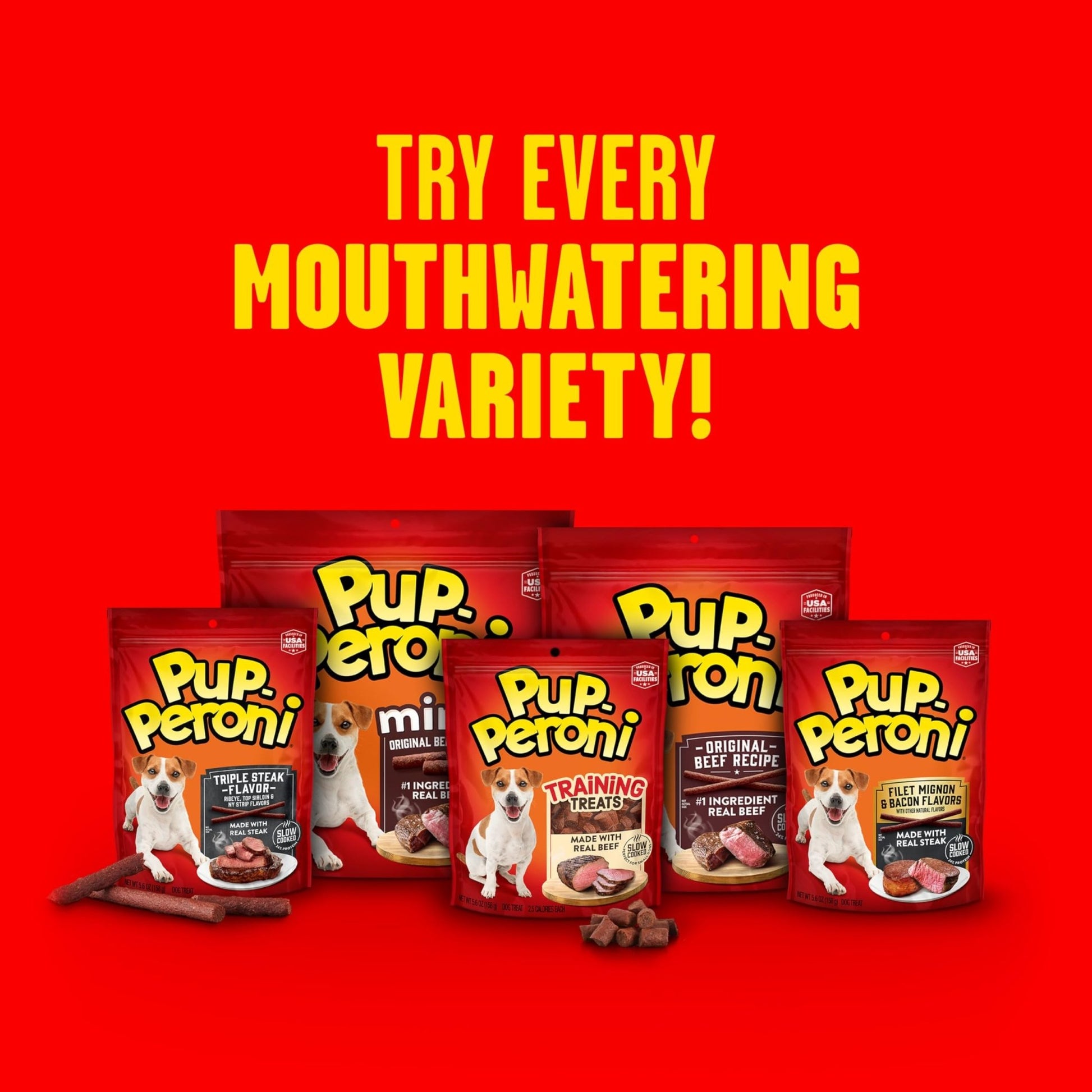 Pup - Peroni Dog Treats, Lean Beef Flavor, 38 Ounce, Made with Real Beef, 90% Fat Free - Fenidog