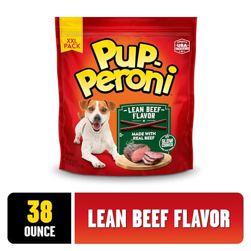 Pup - Peroni Dog Treats, Lean Beef Flavor, 38 Ounce, Made with Real Beef, 90% Fat Free - Fenidog