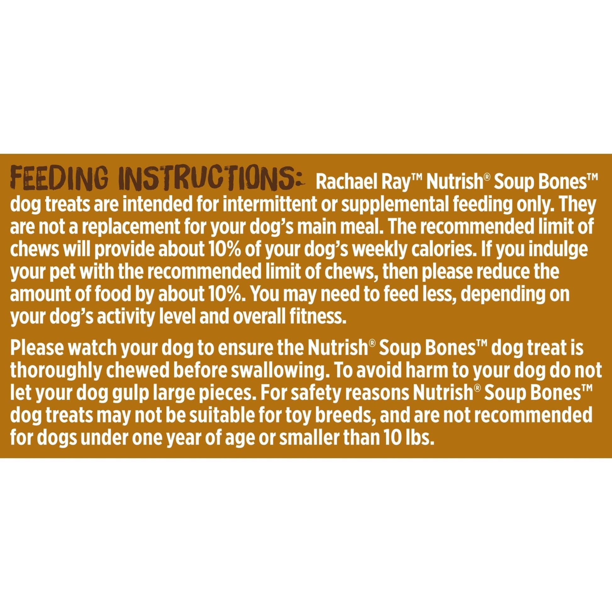 Rachael Ray Nutrish Soup Bones Long Lasting Dog Chews Variety Pack, 22 Count (Pack of 1) - Fenidog