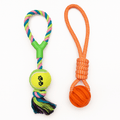 Set of tennis rope ball and rubber rope ball - Fenidog