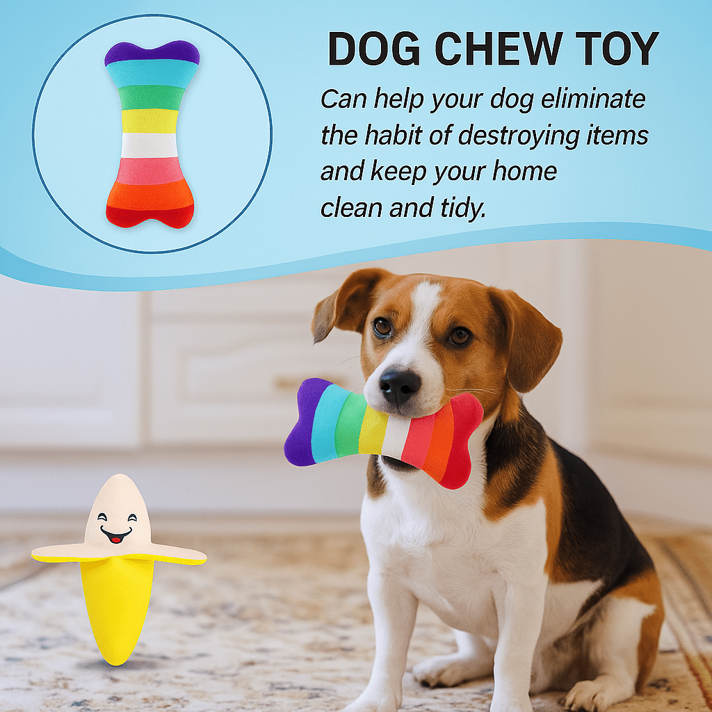 Squeaky Dog Toys, 3 units - Fenidog