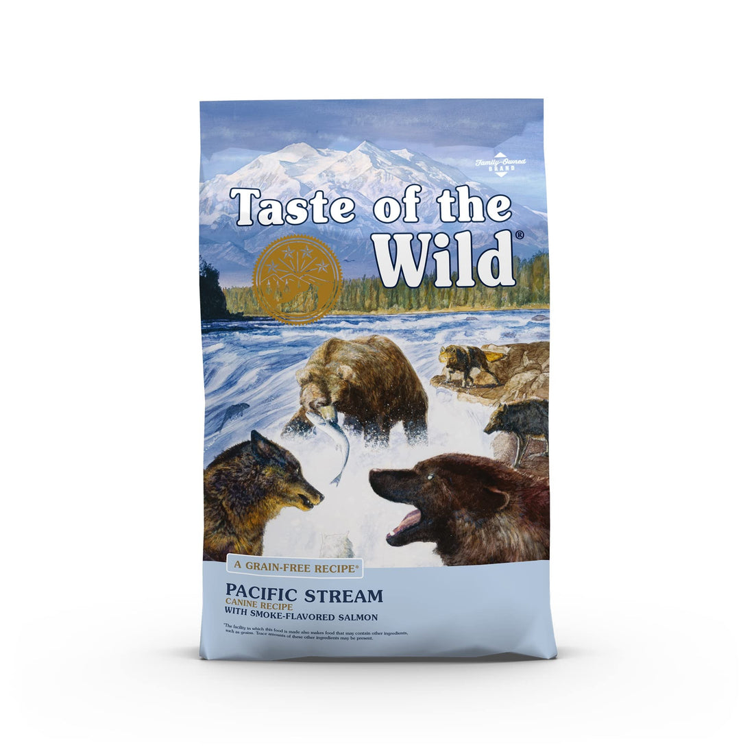 Taste of the Wild Pacific Stream Grain - Free Dry Dog Food with Smoke - Flavored Salmon 28lb - Fenidog