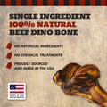 THE COUNTRY BUTCHER Giant Dog Bone – Tough Natural Treat for Medium & Large Dogs (1 - Pack, USA Made) - Fenidog