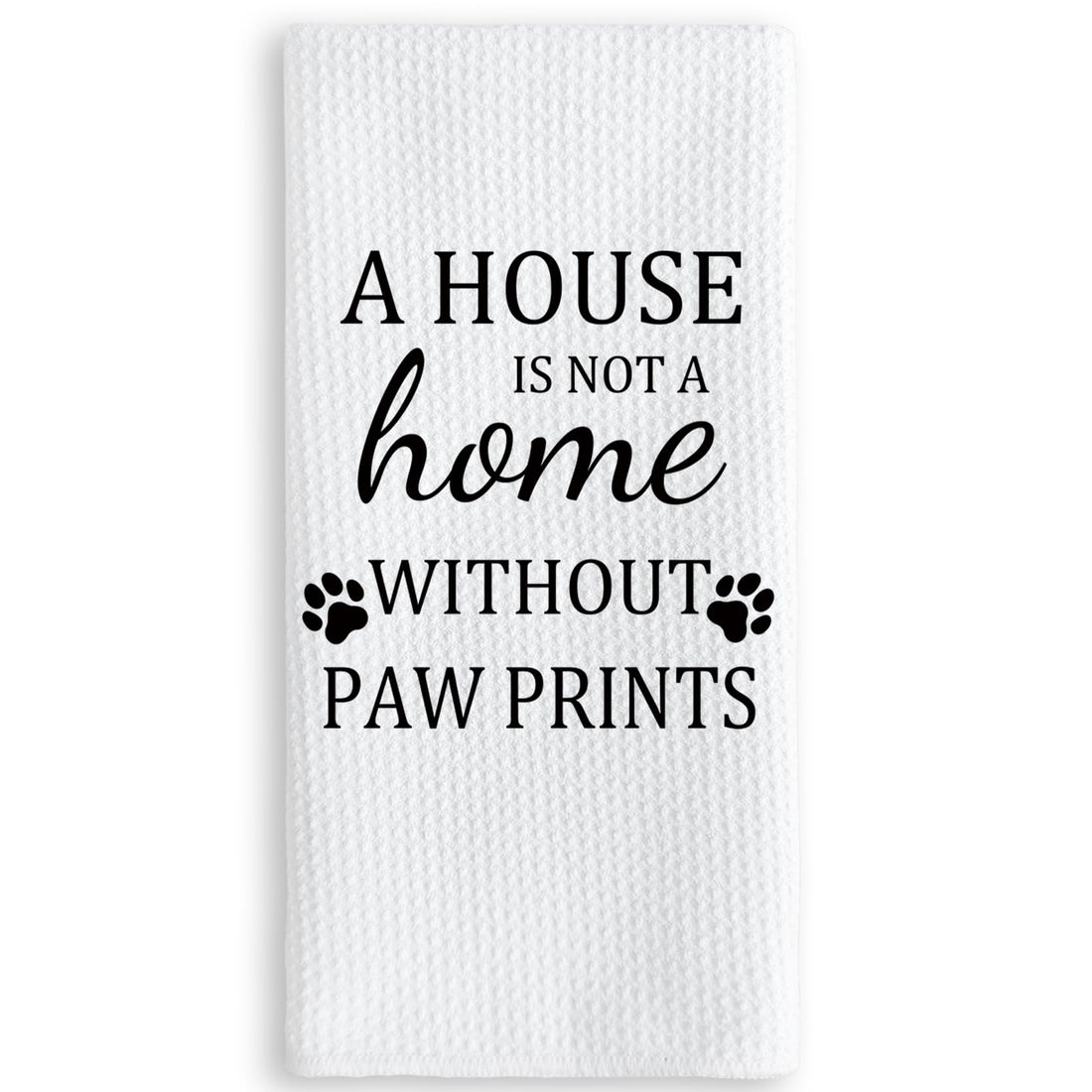 TNUW Dog Kitchen Towels – 16”x24” Paw Print Tea Towels for Home Décor & Gifts - Fenidog